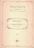 Scrieri - Boethius Si Salvianus - Parinti Si Scriitori Bisericesti Nr.: 72