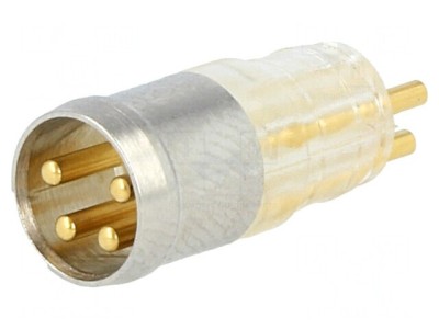 Conector Circular Tată 4 PIN pentru Cablu 3A foto