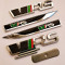 Set 4 Embleme Skoda VRS aripi grila portbagaj 2 MODELE negre crom