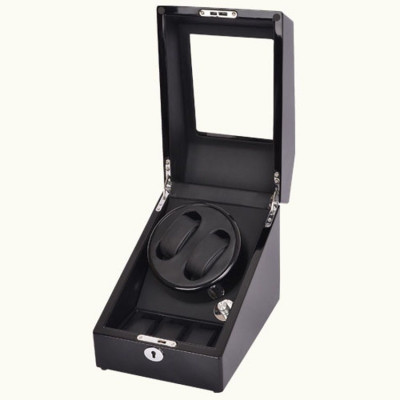 Watch Winder - 2 + 3 Negru Dispozitiv pentru intoarcere ceasuri WW23B foto