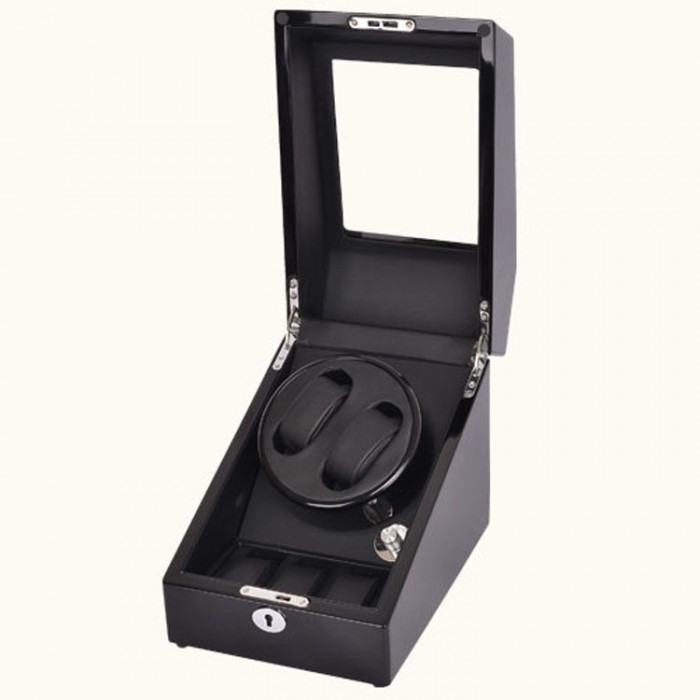 Watch Winder - 2 + 3 Negru Dispozitiv pentru intoarcere ceasuri WW23B