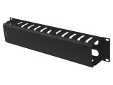 Organizator cabluri LANBERG 2U negru 19" Standard Z33287