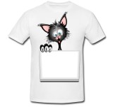 Cumpara ieftin Tricou &quot; Pisica la laptop &quot;