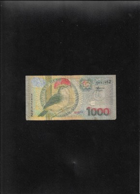 Rar! Surinam 1000 1.000 gulden 2000 seria841462 graffiti foto