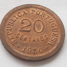 118. Moneda Capul Verde - Colonie Portugheza 20 centavos 1930