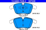 ATE 13.0460-7228.2 set placute frana,frana disc