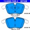 ATE 13.0460-7228.2 set placute frana,frana disc