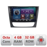 Navigatie Mercedes W211 W219 C-090 Octa Core cu Android Radio Bluetooth Internet GPS WIFI 4+32GB CarStore Technology