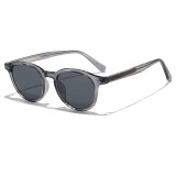 Ochelari de soare rotunzi, unisex Asteroid GSM 99046, gri