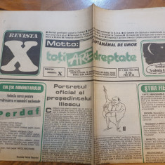 revista X - 19 octombrie 1993-anul 1,nr.1-prima aparitie,art. magda catone