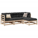 Set canapea de gradina, 4 piese, lemn masiv de pin GartenMobel Dekor, vidaXL