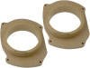Set 2 distantiere pentru difuzoare auto, 165mm, MDF, Nissan -