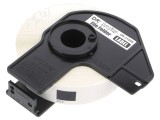 Etichetă Autoadezivă Albă 17mm x 87mm Culoare Caracter Neagră
