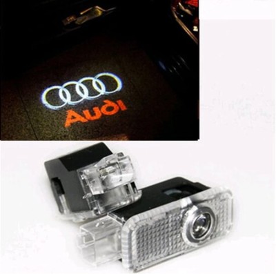 Set lampi proiectoare - logo pentru portiere Audi A4, A6 A8 Q5 Q7 foto