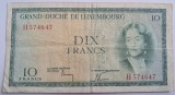 Luxemburg, 10 Francs 1954