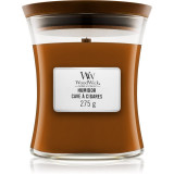 Woodwick Humidor lum&acirc;nare parfumată cu fitil din lemn 275 g