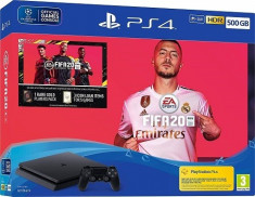 Consola Playstation 4 SLIM 500 GB + FIFA 20 foto