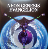Neon Genesis Evangelion - Blue Translucent with Black Swirl - Vinyl | Shiro Sagisu, Milan Records