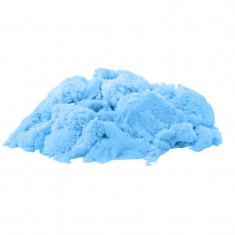 Nisip Kinetic Ecologic maleabil 10 forme incluse culoare Albastru 500g