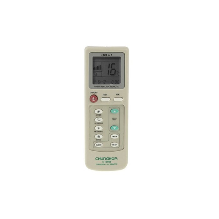 Telecomanda aer conditionat KT-1000E, 8 m, display LCD