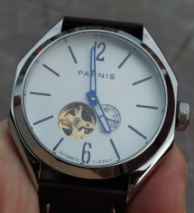 Ceas Parnis Bulgarini automatic japonez Citizen Miyota 43mm geam Safir foto