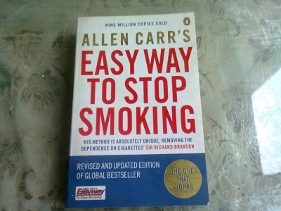 EASY WAY TO STOP SMOKING - ALLEN CARR&amp;#039;S (CARTE IN LIMBA ENGLEZA) foto