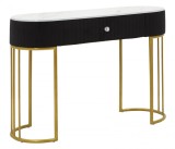 Mauro Ferretti Consola Montpellier Neagra cm 100X43X74 | Aosom Romania