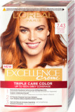 Loreal Paris EXCELLENCE CREME Vopsea de păr permanentă cu amoniac 7.43, 1 buc