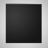 Jaluzea rulabila opaca, 80 x 175 cm, negru GartenMobel Dekor, vidaXL
