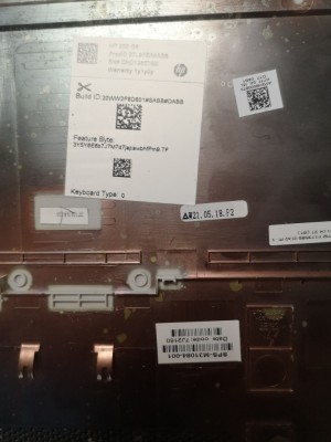Capac baza inferior HP 255 G8 Notebook RTL8822CE foto