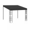 vidaXL Pavilion de perete, antracit, 3 x 3 m, material textil