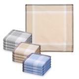 Set 12 Batiste de panza Jemidi, 40 x 40 cm, Multicolor, Bumbac, 55059.08
