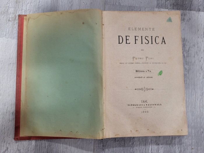 Elemente de fisica de Petru Ponti