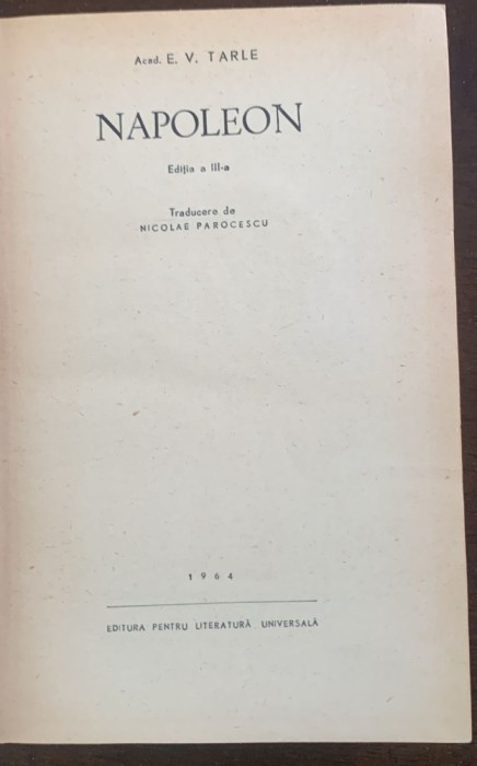 Napoleon - E. V. Tarle