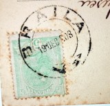 CARTE POSTALA / FELICITARE - STAMPILA BRAILA 1903