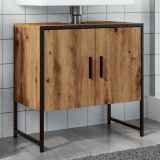 Dulap chiuvetă baie, stejar artizanal 65x33x60cm lemn prelucrat