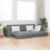 Canapea Pat 2-in-1 Gri &Icirc;nchis 245x150x60.5 cm Material
