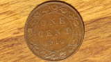 Cumpara ieftin Canada - moneda de colectie bronz - 1 cent 1910 Edward VII - XF - superba !, America de Nord