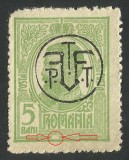 Cumpara ieftin Eroare CAROL I Supratipar 1918 NG - PATA ALBA JOS IN ORNAMENT