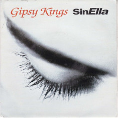 Gipsy Kings - Sin Ella (1991, Columbia) Disc vinil single 7&amp;quot; foto