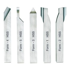 Set cutite pentru strung de metal PD 230 E, PD 250 E Micromot Proxxon 24530, 5 piese foto