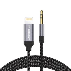 Cablu audio premium, adaptor Lightning Asteroid GSM SoundShell, 1.5m