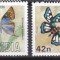 DB1 Fauna Fluturi Zambia 1980 4 v. MNH