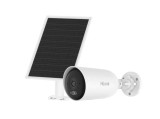 Camera 4G LTE cu panou solar si baterie HiLook IPC-CFS04 4G-SIM, 4MP, 2.8mm, 8W, 9000mAh, iluminare