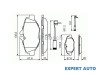 Placute frana fata Mercedes E-CLASS T-Model (S211) 2003-2009, Array