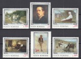 ROMANIA 1977 LP 929 REPRODUCERI DE ARTA NICOLAE GRIGORESCU SERIE MNH