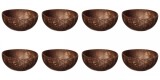 Set boluri, 8 piese, 14 ml, Fibre de cocos, Maro