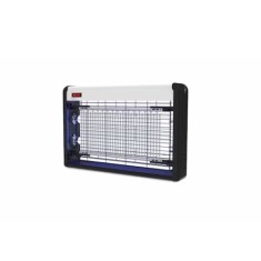Aparat anti-insecte, electric, cu doua lampi cu UV, buton ON/OFF, cu sistem de prindere prin agatare, sau de sine statator, negru foto
