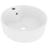 Cumpara ieftin Chiuveta de lux cu preaplin, alb mat, 36 x 13 cm, ceramica