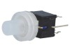 Comutator Tastatură DPDT cu LED Incolor THT